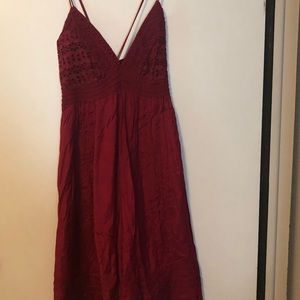 Burgundy Sundress Charlotte Russe